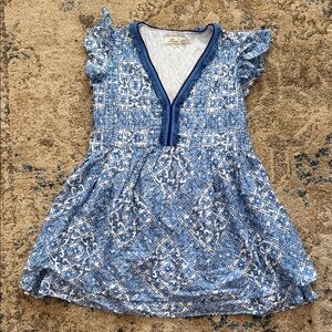 Vineyard Vines Blue and White Mini Dress